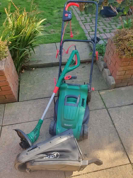 Photo of free Qualxast lawnmower and strimmer (Hednesford WS12) #1