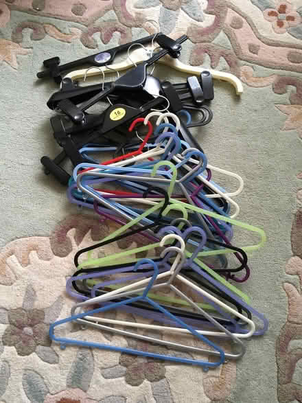 Photo of free Mixed lot coat hangers (LE2 Aylestone Leicester) #1