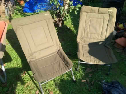 Photo of free 2 folding fishing/ camping chairs (Greaves LA1) #1