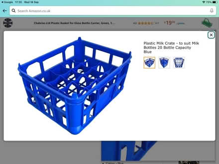 Photo of 2 milk bottle crates (Henleaze BS9) #1