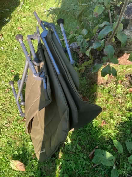 Photo of free 2 folding fishing/ camping chairs (Greaves LA1) #2
