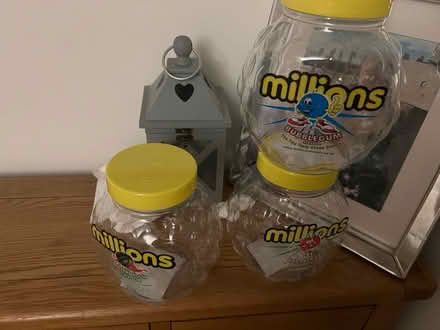 Photo of free Empty plastic million jars (Red Barn Lane PO15) #1