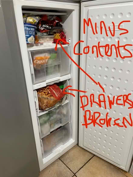 Photo of free Tall fridge and freezer (Sedgley DY3) #2