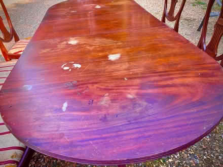 Photo of free Mahogany table and 7 chairs (IP33) #3