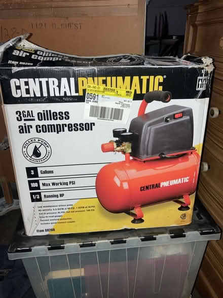 Photo of free 3-gal compressor (Willow Glen) #1