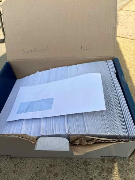 Photo of free White window envelopes (Tewkesbury) #1