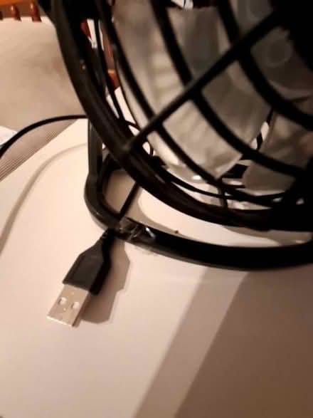 Photo of free Desk mini fan - black plastic (Heaton Norris SK4) #3