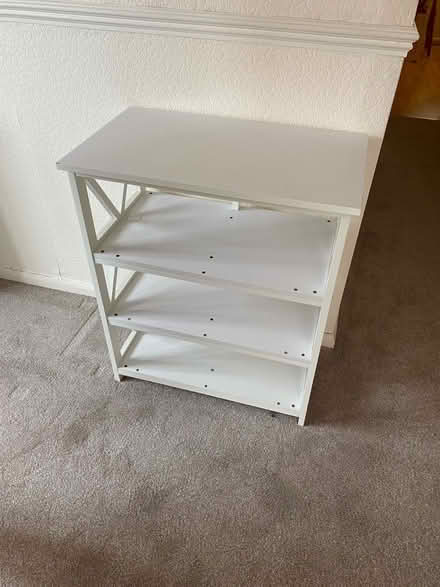 Photo of free White shelving unit (DE6 Hulland Ward) #2