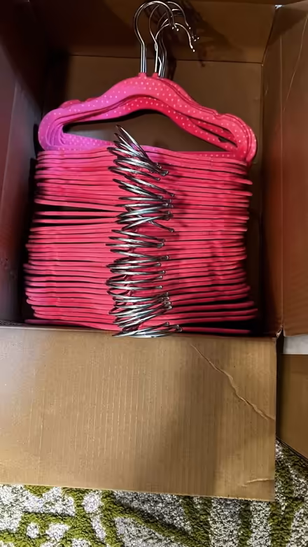 Photo of free Pink Kids Size Hangers (Used) (Sutton Place / Midtown East) #1