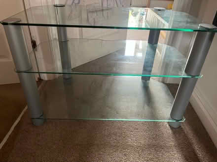 Photo of free Glass tv stand (WA4) #2