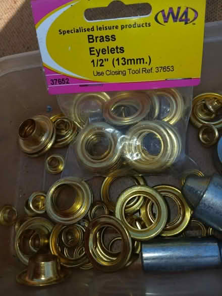 Photo of free Brass eyelets (Milnthorpe) #1