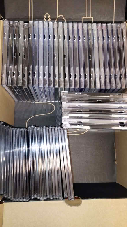Photo of free (Empty) CD / DVD cases (30+ regular and 20+ slim) (Ivy Farm SK11) #1