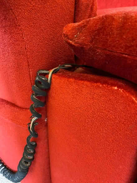 Photo of free Red Armchair (Hulland Ward DE6) #2