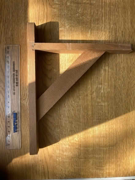 Photo of free Wooden shelf brackets (Greenbank CW8) #1