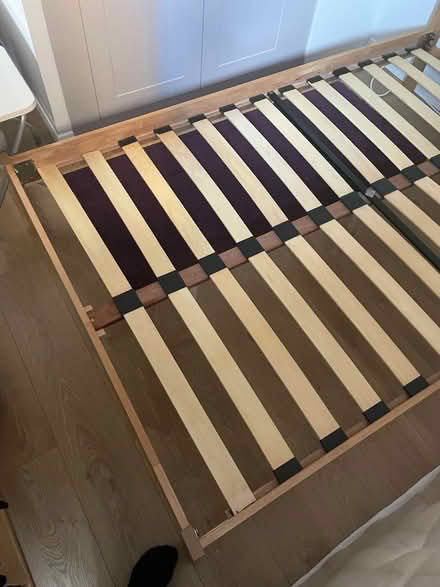 Photo of free Wooden bed frame (Enfield EN1) #2