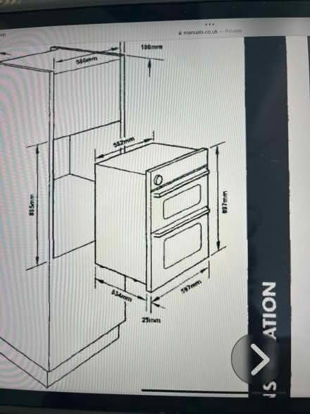 Photo of free Double integrated oven (Whalley Range M16) #4