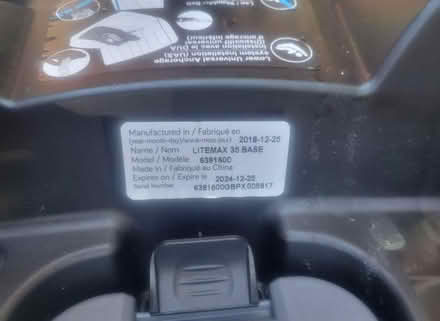 Photo of free 2 EVENFLO Litemax Carseat Bases (Cheltenham, MD) #3