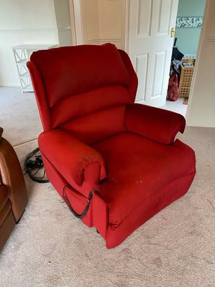 Photo of free Red Armchair (Hulland Ward DE6) #1