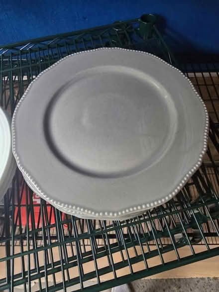 Photo of free 4 grey plates (Hook roundabout KT9) #1