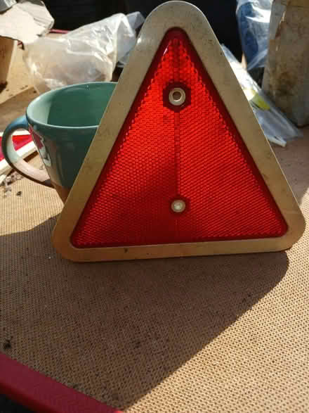 Photo of free Reflective triangles (Milnthorpe) #1