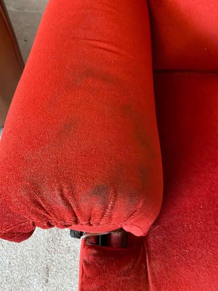 Photo of free Red Armchair (Hulland Ward DE6) #4