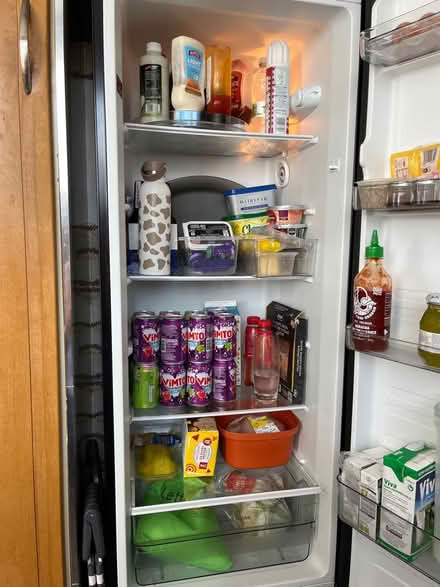 Photo of free Tall black fridge (Morecambe) #2
