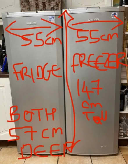 Photo of free Tall fridge and freezer (Sedgley DY3) #1
