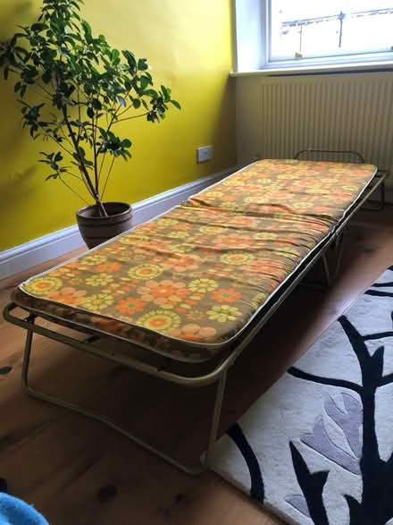 Photo of free Vintage fold-down camp bed (Saltaire BD18) #1