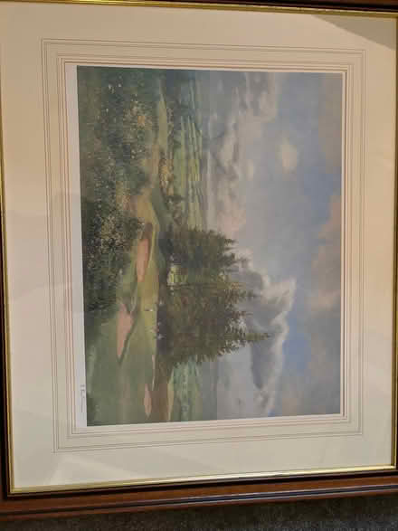 Photo of free Stunning mahogany framed golf course (Currie EH14) #1