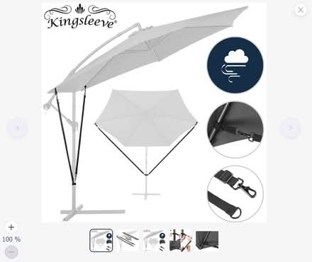 Photo of free Wind straps for garden umbrella 360cm x 25cm (Old Malden KT4) #1