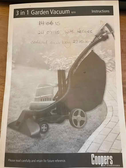 Photo of free garden vacuum (Grove Park Chiswick W4) #2