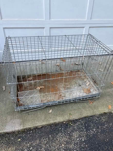 Photo of free Metal animal crate (Oak Brook) #1