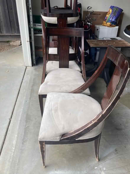 Photo of free 6 large dining chairs (Willow Glen) #1