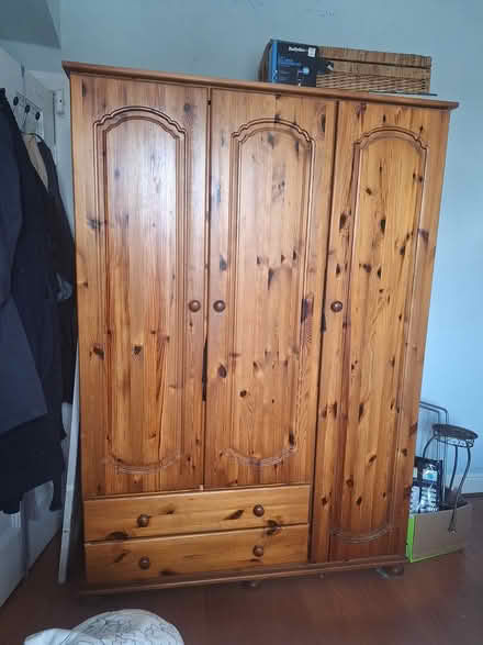Photo of free Triple Wardrobe with 2 Drawers (Normanton WF6) #1