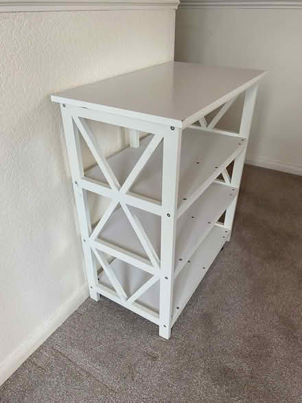 Photo of free White shelving unit (DE6 Hulland Ward) #3