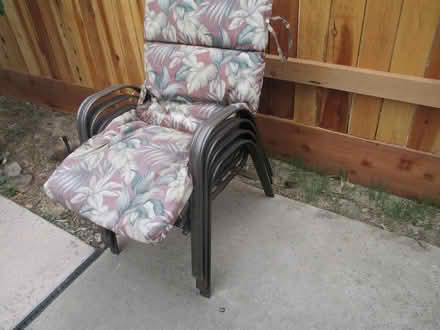 Photo of free 4 Outdoor Metal Chairs (Foothill Farms 95842) #2