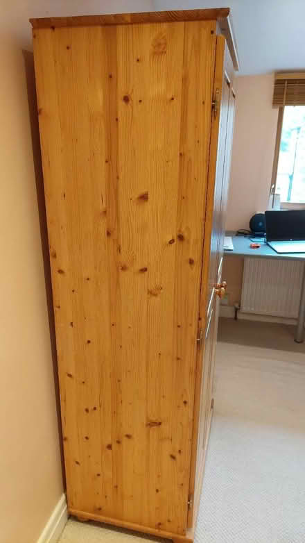 Photo of free Pine wardrobe (Shepley) #2