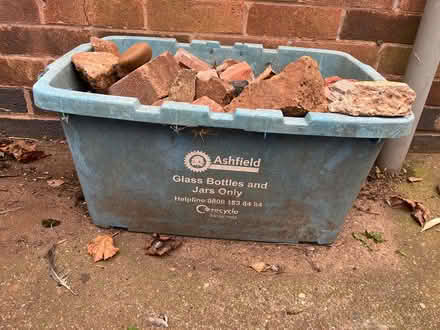 Photo of free Box of broken bricks (NG15) #1