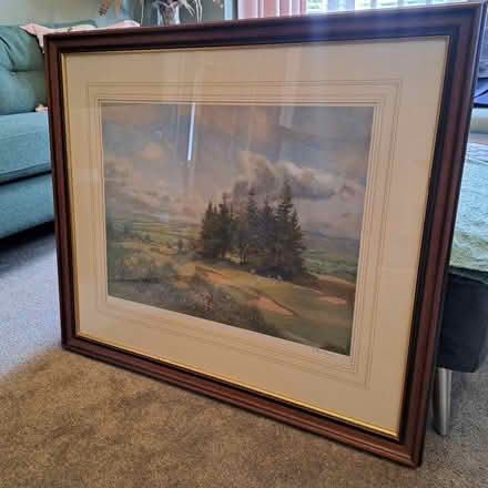 Photo of free Stunning mahogany framed golf course (Currie EH14) #2