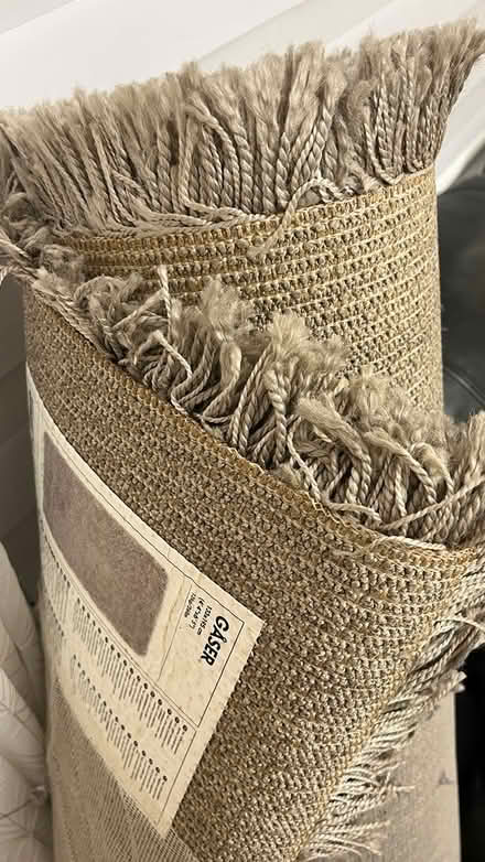Photo of free Beige grey rug (4’4”x6’5”)133x195cm (Thornhill lees Dewsbury) #1