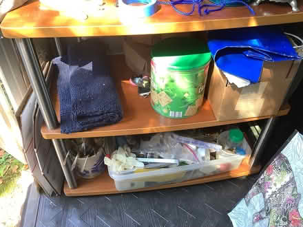Photo of free 3 shelf table (Mohegan Lake) #1