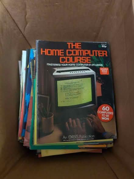 Photo of free Vintage computer course magazines (Woodmancote) #1