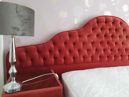 Photo of free Large fabric covered headboard (Burton Joyce) #2