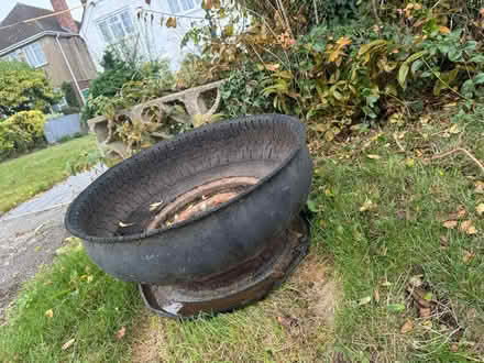 Photo of free Planter made from a recycled tyre (North Hinksey OX2) #1