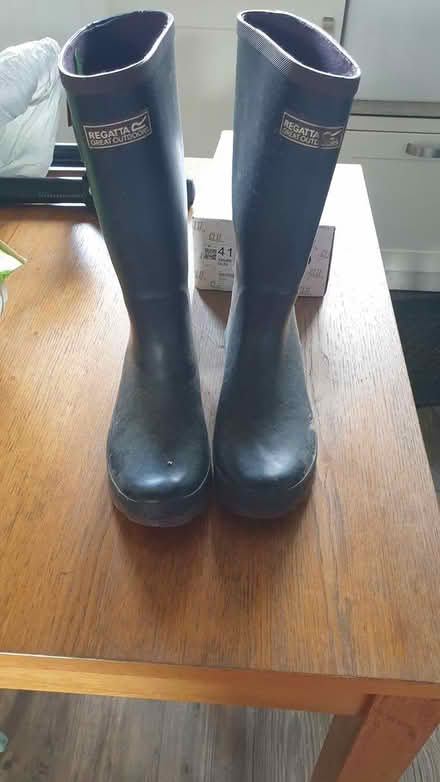Photo of free Old pair of wellies - dammaged (Beech road, chorlton) #1