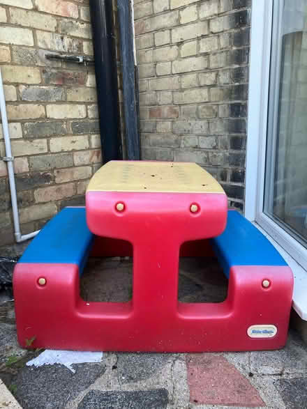 Photo of free Little tikes picnic bench (Courthouse Road, N12) #2