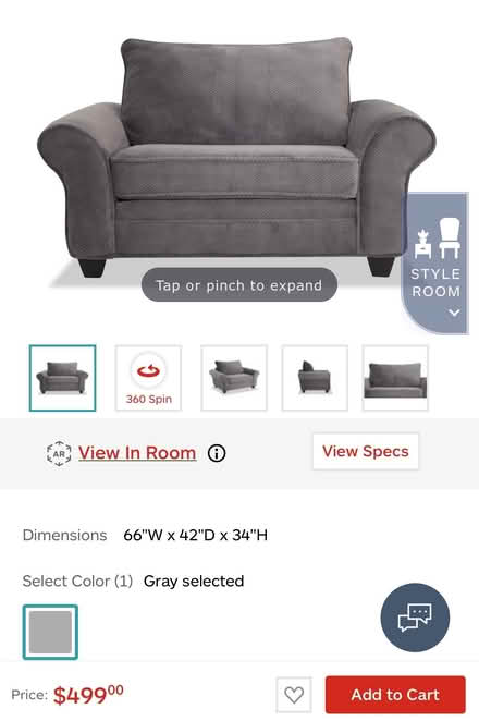 Photo of free Loveseat- Like-new condition (Pasadena) #3