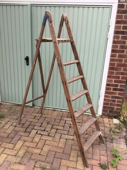 Photo of free Wooden step ladder (Charlton OX12) #1