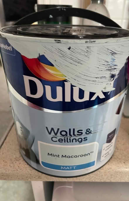 Photo of free X2 Matt wall paint emulsions dulux and b&q (Moss DN6) #4