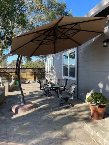 Photo of free Large patio umbrella (West side Petaluma) #3